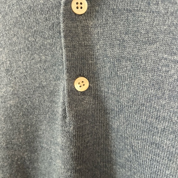 Brooks Brothers Blue Crewneck Sweater merino wool 312 - Picture 4 of 10